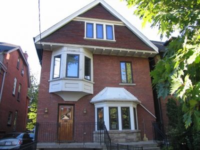 Exterior painting by CertaPro house painters in Rosedale and Moore Park