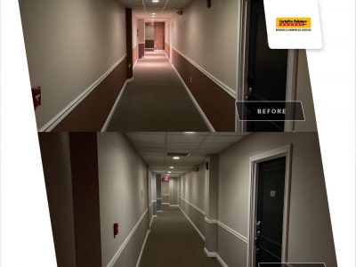 Lockerbie Terrace Before & After Painting