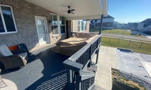 Backyard Deck Reconstruction & Composite Upgrade (Before)