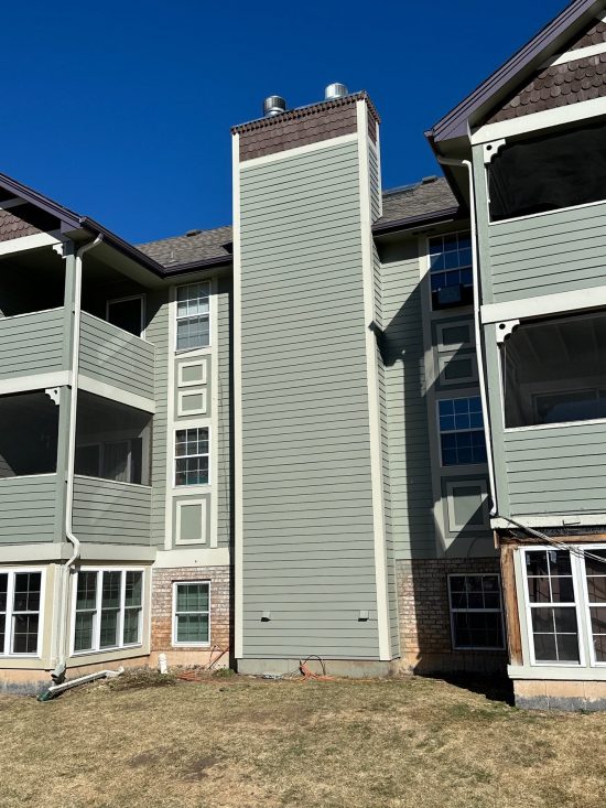 After - Multi-Unit Residential Building Exterior Painting & Staining Project