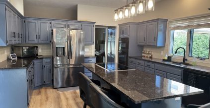 Kitchen Cabinet Painting Project