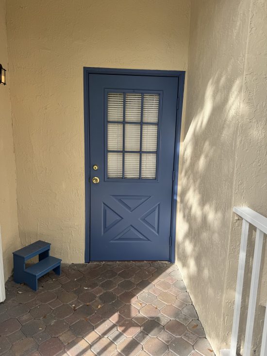painted door