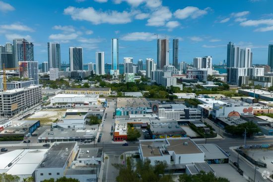 Wynwood Florida from above