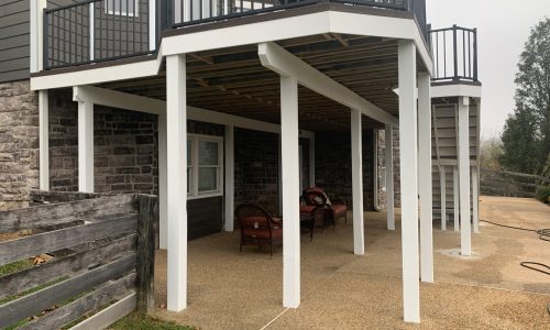 After the Deck Painting