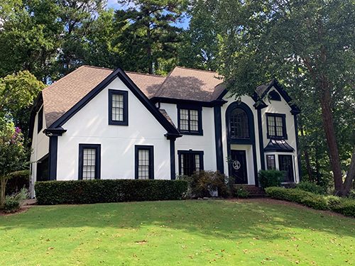 stucco home