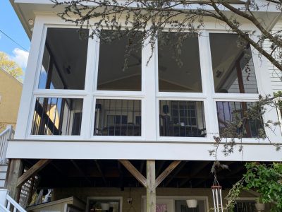 Balcony Refresh with white paint