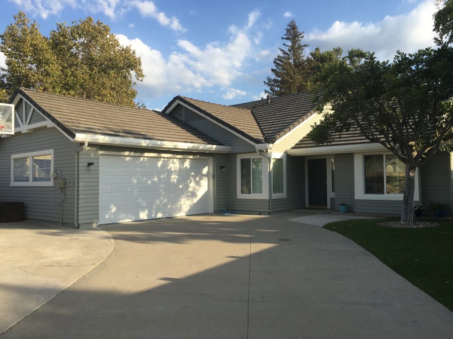 Gray Exterior House Painting