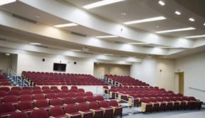 Commercial interior post secondary painting Waterloo, ON.