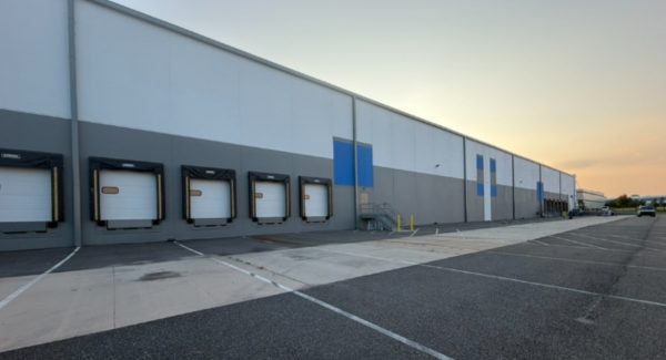 Warehouse EIFS painters