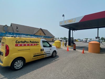 gas station