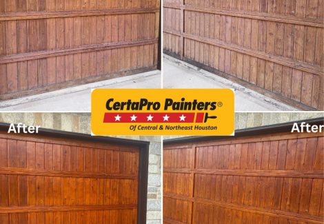 Garage Door Staining in Houston, TX