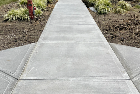 ADA-Compliant Concrete Sidewalk Replacement in Blue Ash, OH (After)