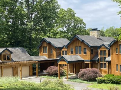 wood siding home