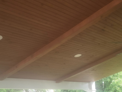 awning ceiling repainting