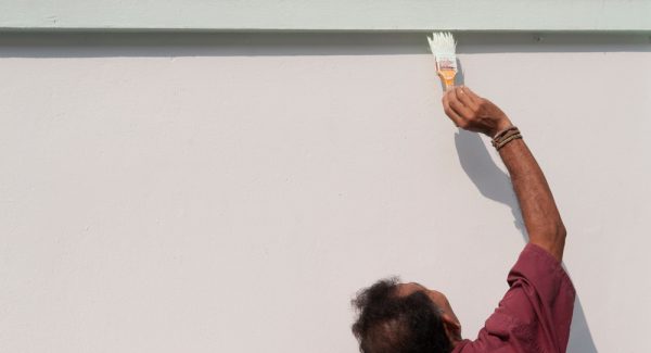 Paint the stucco