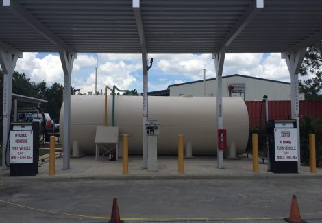 Commercial Industrial Painting Project - Fuel Tank