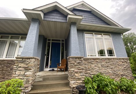 Baby Blue Home Exterior