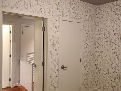 Nursery Room Wallpaper Installation