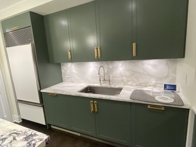 kitchen cabinet painting project forest green cabinets