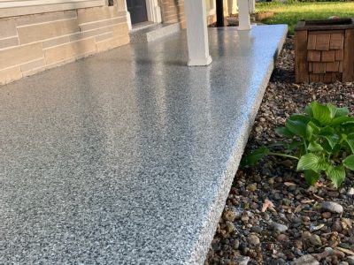 Patio Polyurea Floor in Bloomington