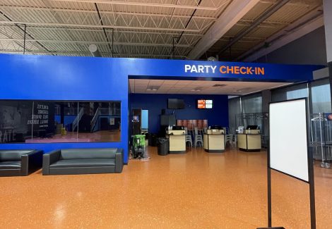 Sky Zone Trampoline Park Interior