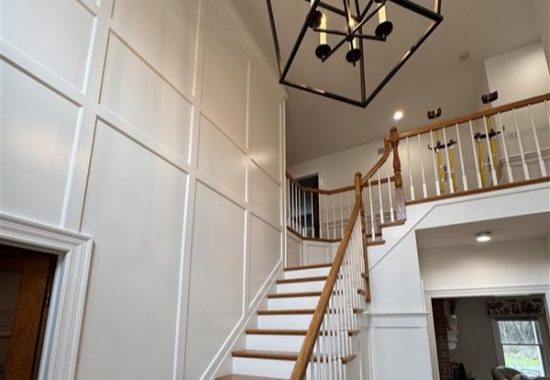 painted home stairway