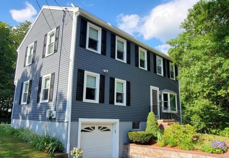 Residential Exterior Colonial House Painting Project in Acton, MA