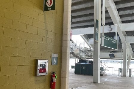 Stadium Wall Before