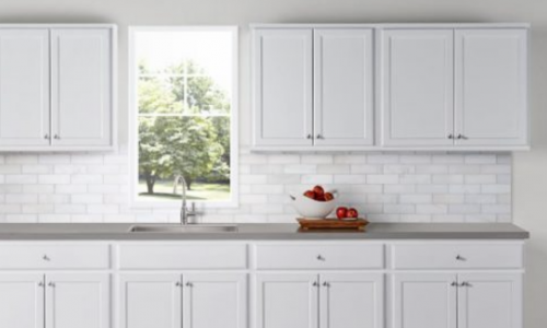 finished cabinets