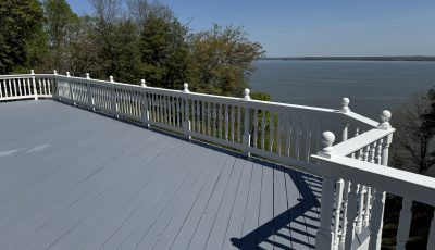 deck painting project
