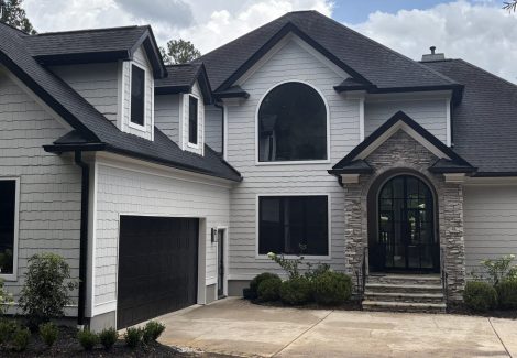 Black & White House Exterior