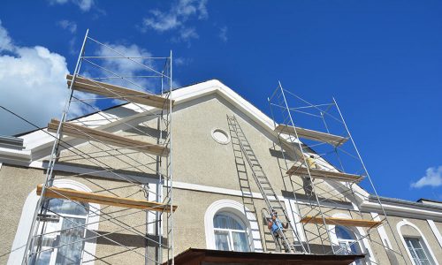 prepping for stucco repair