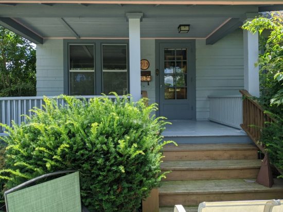 After image of porch in downtown Annapolis, CertaPro Painters of Ann Arbor