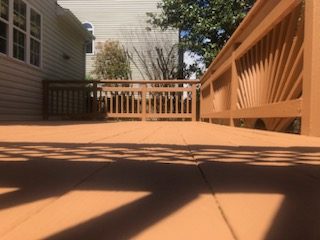 painted deck
