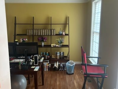 yellow living room
