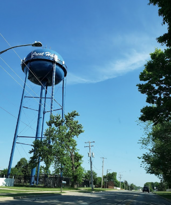 crest hill water tower