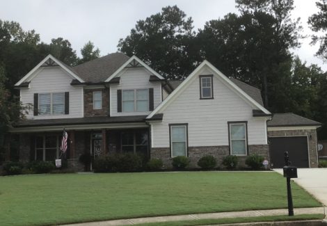 Exterior Painting With Dark Accents