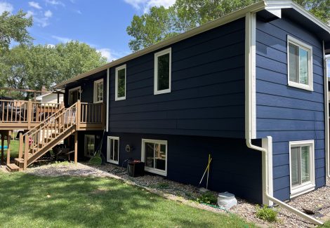 Home With Large Garage in Plymouth - Back Porch View