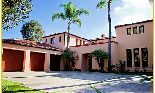 A classic color choice for stucco