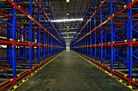 Commercial Interior Painting Warehouse Shelving