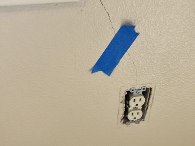 paint crack