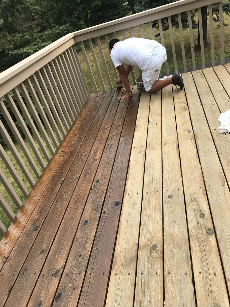 deck painting Shoreview, MN