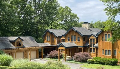 wood siding home