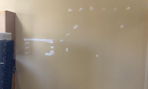 Wall During Project