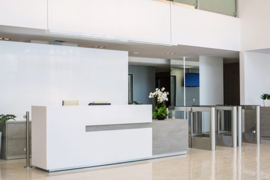 Commercial business interior painting