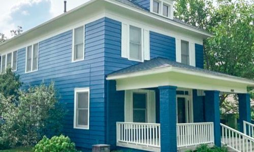 Vibrant Blue Exterior Update