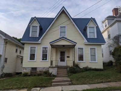 After exterior painting