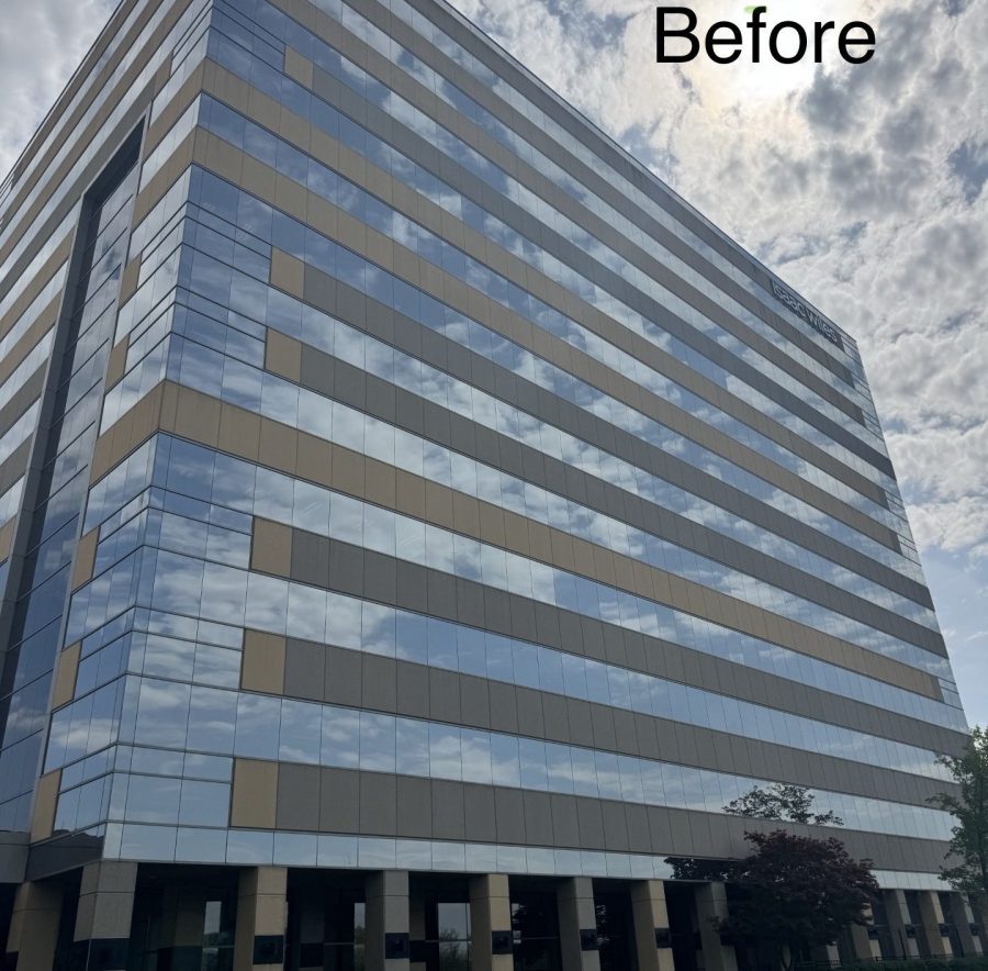 highrise building exterior before paint update Preview Image 1