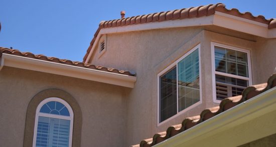 stucco home