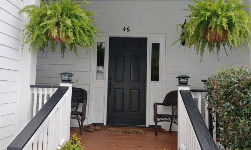 Painted Front Porch